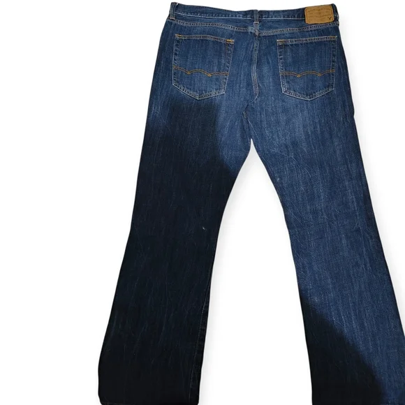 American Eagle Outfitters Dark Blue Relaxed Jeans - Picture 4 of 6